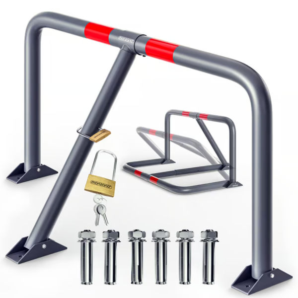 Parkirna zapora ANTONIA, 80x47x44cm, siva