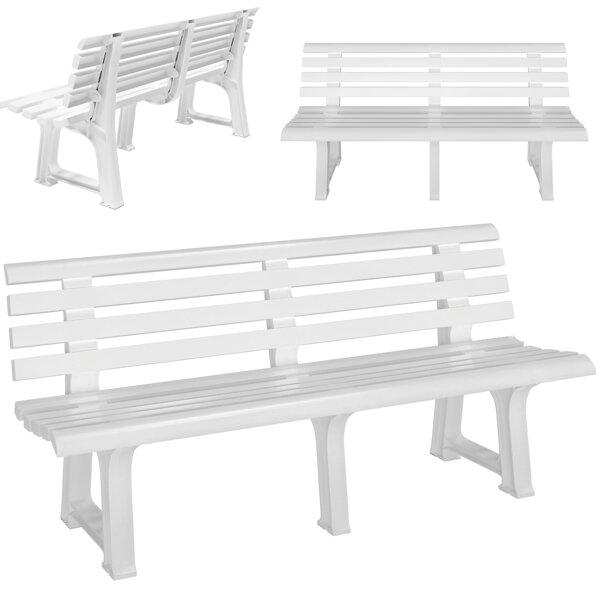 Vrtna klop ORCHIDEA, 145x49x74cm, bela