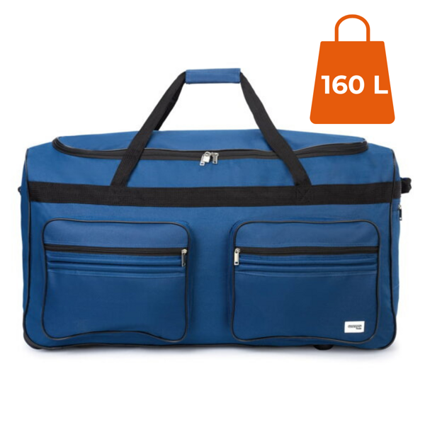 Potovalna torba na kolesih JOY 160l, modra