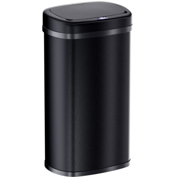 Senzorski koš za odpadke DEUS, 58 litrov, črn