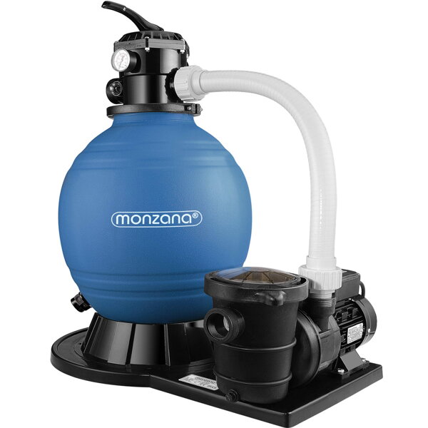 Peščena filtracija za bazen AQUA 15, 900 l/h, modra