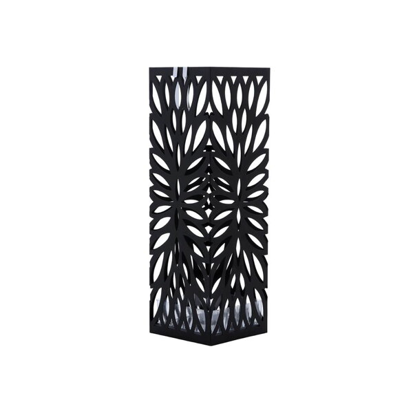 Kovinsko stojalo za dežnike FLORE, 15,5x15,5x49cm, črno