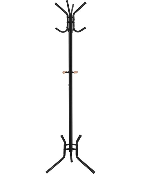 Stoječe obešalo SAMUEL, 49x176cm, črno